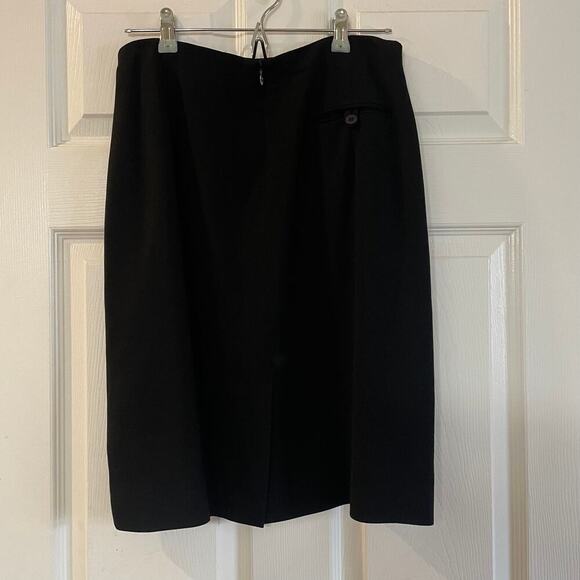 Iris Singer Collection size 14 black pencil skirt. Please see measurements - Picture 1 of 16